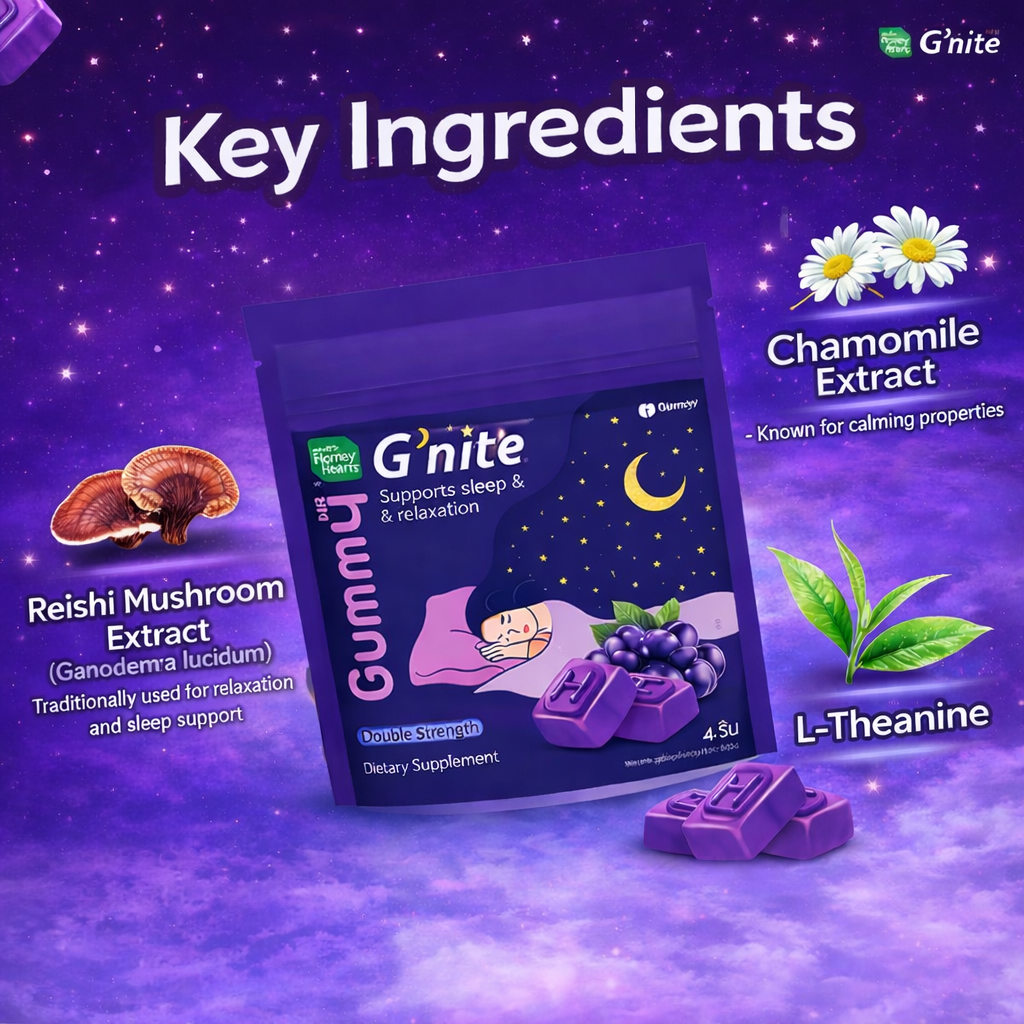 Handy Herb G’nite Gummies – Natural Sleep Support 24g